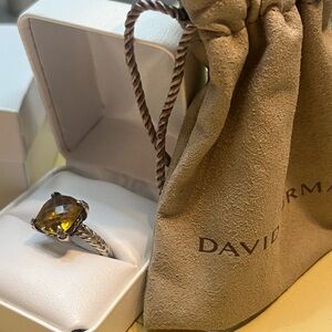 David Yurman Silver and Gold Ring
